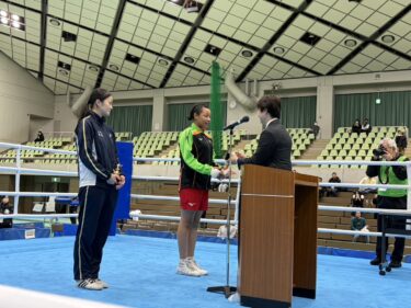 女子ボクシング部秋元さん３連覇で最優秀選手！